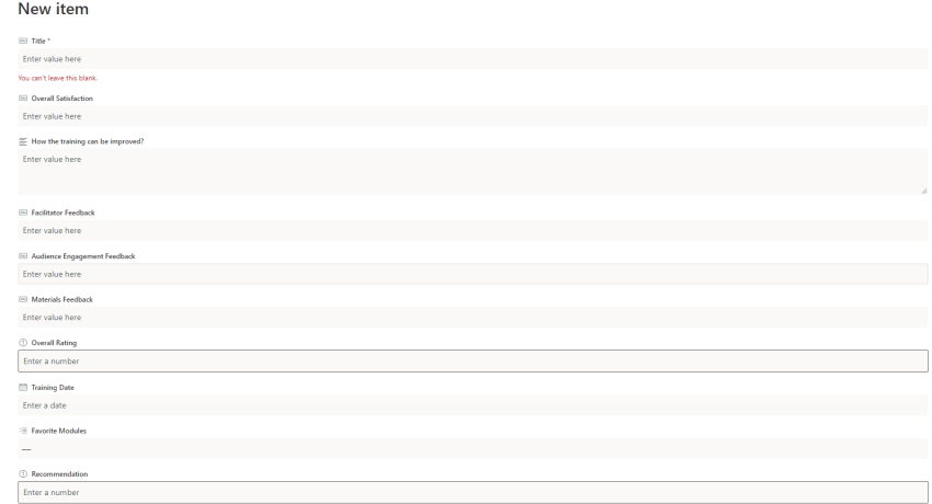 Recording Microsoft Form Responses in SharePoint